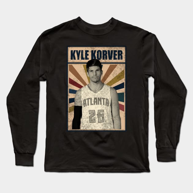 Atlanta Hawks Kyle Korver Long Sleeve T-Shirt by RobinaultCoils